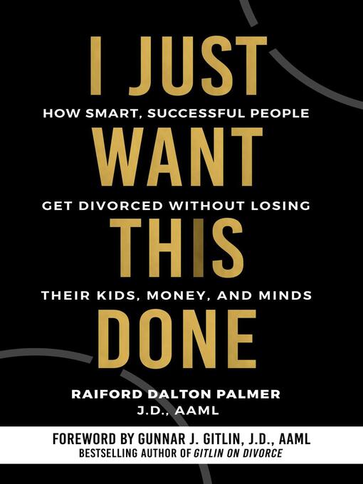 Cover image for I Just Want This Done